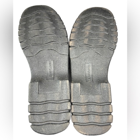 Eastland Newport Slip On Chunky Loafer #3180 Women Shoe SZ 10W Leather Brown Y2K - Picture 3 of 9